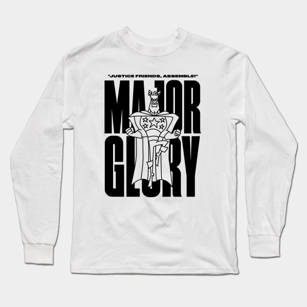 Dexters Laboratory - Major Glory Long Sleeve T-Shirt by Tee Cult